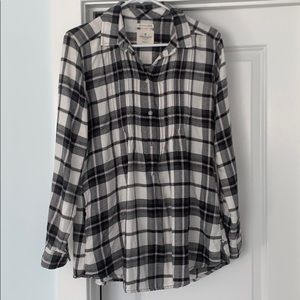American Eagle Plaid Top